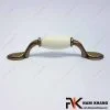 Tay nắm tủ sứ trắng đục NK008-KC