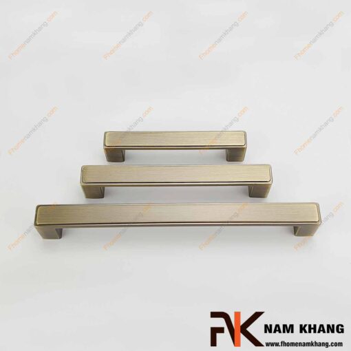 Tay nắm cửa tủ hiện đại màu đồng rêu NK026-R