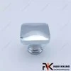 Tay nắm tủ đầu vuông màu trắng bạc NK169-B