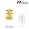 Bản lề lá tủ bằng đồng cao cấp NK470-4FDO (Màu Đồng Vàng)