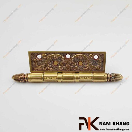 Bản lề lá tủ bằng đồng cao cấp NK470-4FDO (Màu Đồng Vàng)