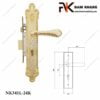 Khóa cửa chính NK341L-24K (Màu Vàng)