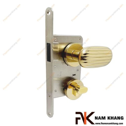 Khóa cửa phân thể vàng bóng NK578-PVD