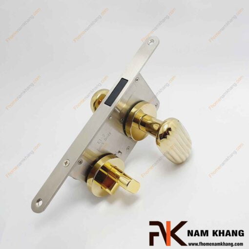 Khóa cửa phân thể vàng bóng NK578-PVD