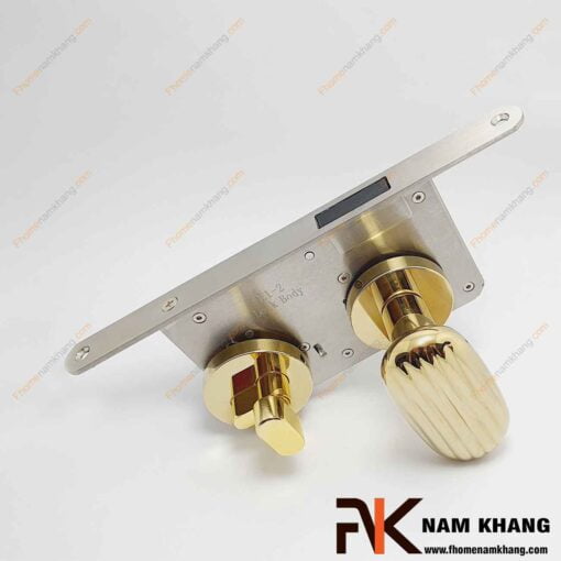 Khóa cửa phân thể vàng bóng NK578-PVD