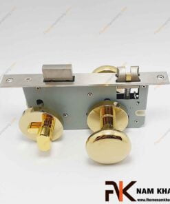 Khóa cửa phân thể vàng bóng NK577-PVD