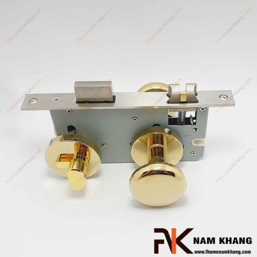 Khóa cửa phân thể vàng bóng NK577-PVD