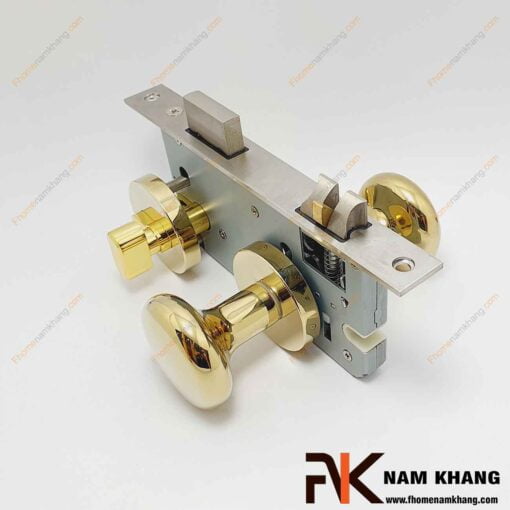 Khóa cửa phân thể vàng bóng NK577-PVD