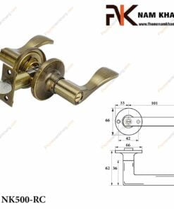 Khóa cửa tay gạt NK500-RC (Màu Rêu)