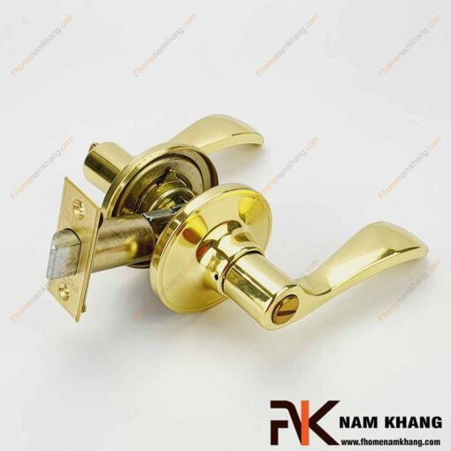 Khóa cửa tay gạt NK500-VVS (Màu Đồng Vàng)