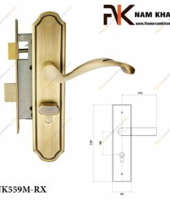 Khóa cửa thông phòng NK559M-RX (Màu đồng rêu )