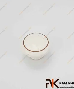 Núm cửa tủ sứ trắng NK044-TV