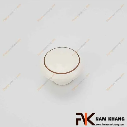 Núm cửa tủ sứ trắng NK044-TV