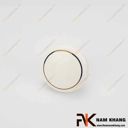Núm cửa tủ sứ trắng NK044-TV