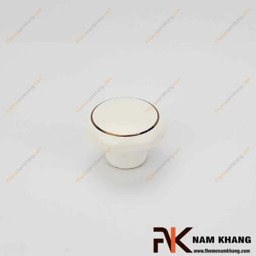 Núm cửa tủ sứ trắng NK044-TV