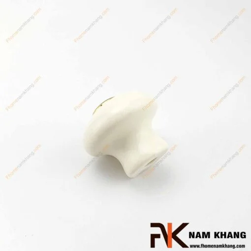 Núm cửa tủ màu trắng NK338-V