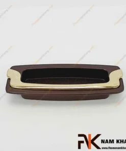 Tay nắm âm tủ nâu vàng NK064-NV