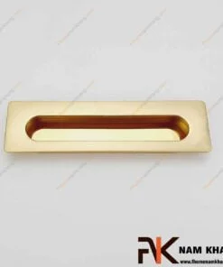 Tay nắm âm tủ màu vàng mờ NK356-VM