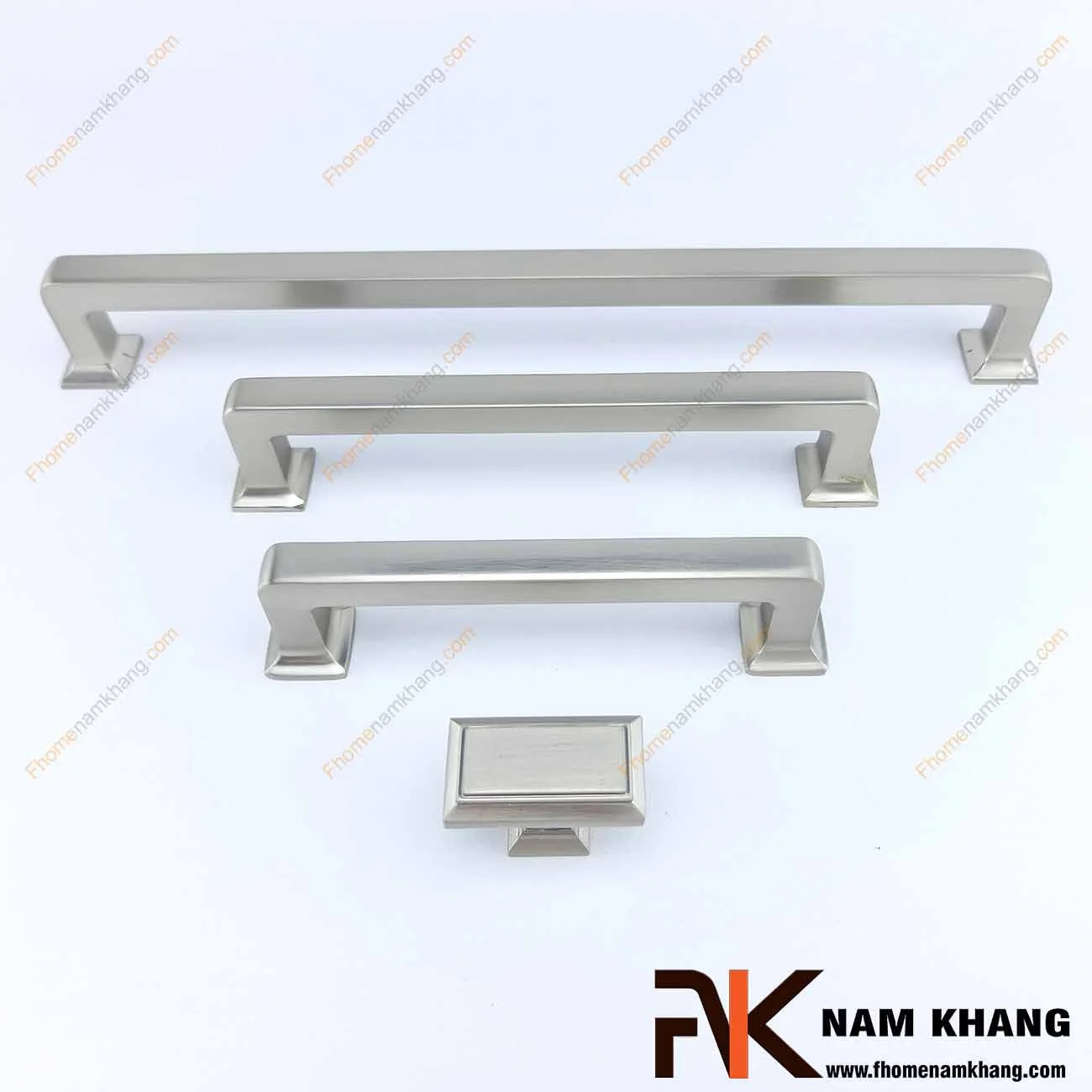 Tay nắm tủ màu ghi xám NK404-G