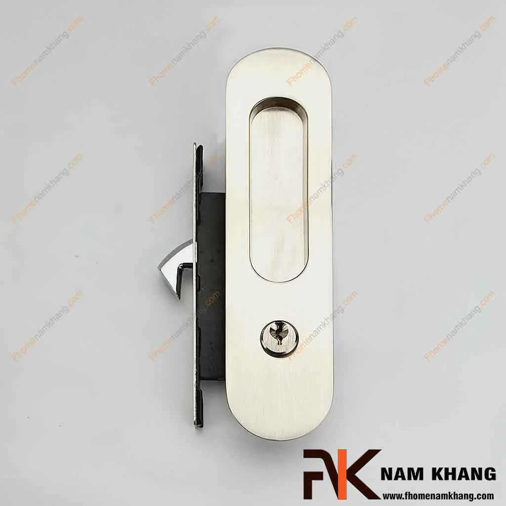 Khóa âm cửa lùa NK568T-INOX (Màu Inox)