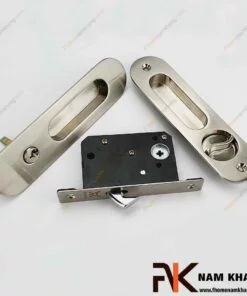 Khóa âm cửa lùa NK568T-INOX (Màu Inox)