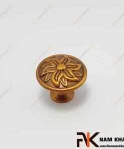 Núm nắm cửa tủ màu cafe NK226L-CF