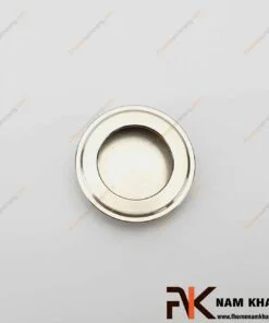 Tay nắm âm tủ dạng tròn NK463INOX-35B (Màu Inox)