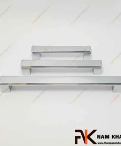 Tay nắm cửa tủ màu trắng bạc NK026-B