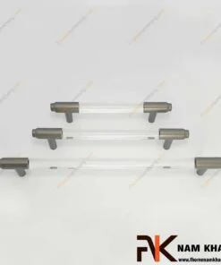 Tay nắm tủ dạng thanh tròn NK465-TX (Màu Xám)