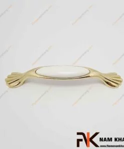Tay nắm tủ sứ trắng NK019L-TV