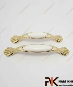 Tay nắm tủ sứ trắng NK019L-TV