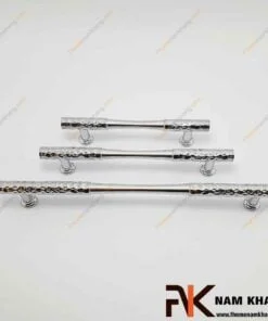 Tay nắm cửa tủ màu trằng bạc NK279M-B-FHOMENAMKHANG