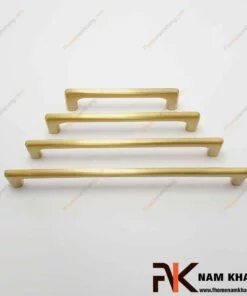 Tay nắm cửa tủ bằng đồng vàng cao cấp NK211D-DVM FHOMENAMKHANG