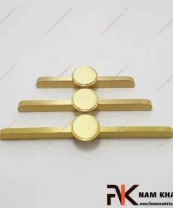 Tay nắm cửa tủ bằng đồng vàng đa dạng kích thước NK447D-DVM FHOMENAMKHANG