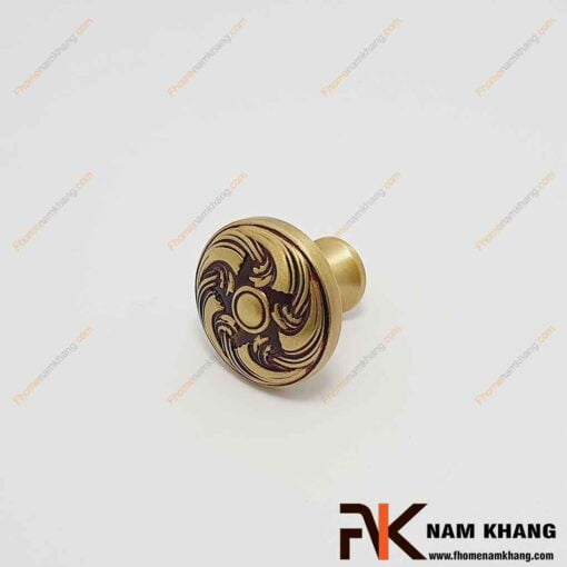 Núm nắm cửa tủ bằng đồng vàng NK497d-rc-v FHOMENAMKHANG