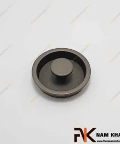 Núm nắm cửa tủ dạng tròn màu xám NK463T-X FHOMENAMKHANG