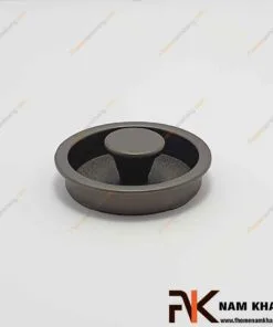 Núm nắm cửa tủ dạng tròn màu xám NK463T-X FHOMENAMKHANG