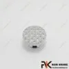 Núm nắm cửa tủ tròn trắng bạc NK286DC-B FHOMENAMKHANG