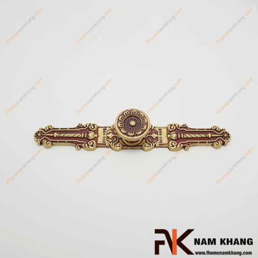 Núm nắm cửa tủ bằng đồng vàng NK071D-P176RC FHOMENAMKHANG