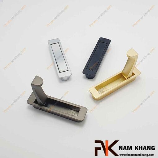 Tay nắm âm lật kéo màu bạc NK436A-B FHOMENAMKHANG