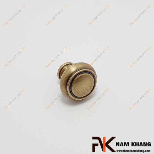 Núm cửa tủ tròn đồng cổ NK522D-DC-FHOMENAMKHANG