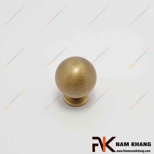 Núm nắm cửa tủ tròn bằng đồng NK373D-DC FHOMENAMKHANG