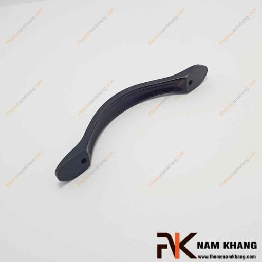 Tay nắm cửa tủ bằng đồng vàng màu đen NK373D-BCF FHOMENAMKHANG