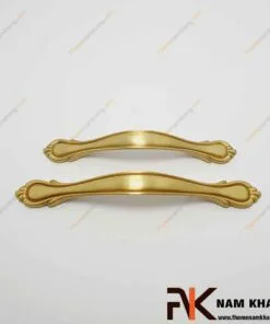 Tay nắm cửa tủ bằng đồng vàng cao cấp NK204D-DVM FHOMENAMKHANG