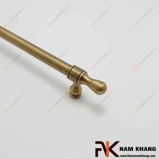 Tay nắm cửa tủ dạng thanh bằng đồng NK520D-DC FHOMENAMKHANG