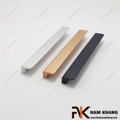 Tay nắm cửa tủ màu đen NK014S-D FHOMENAMKHANG